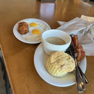 Retro Biscuit - Bacon, Egg & Cheese