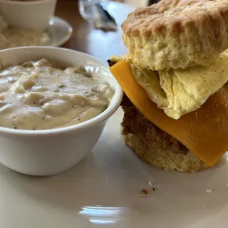 Retro Biscuit - Egg & Cheese