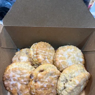 Dozen Iced Cinnamon Biscuits