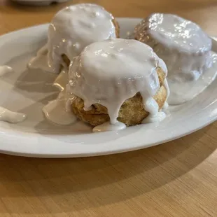 Iced Cinnamon Biscuit