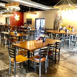 tables and chairs