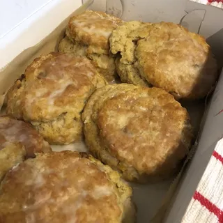 Dozen Iced Cinnamon Biscuits