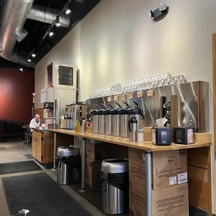 the coffee bar