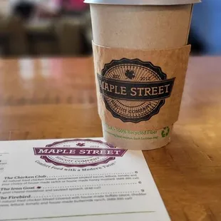 Maple Vanilla Latte ...absolutely delicious.