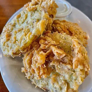 Fried green tomatoes