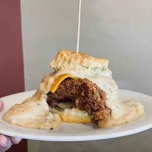 The Five :) Really good! The gravy is pretty spicy, by the way.