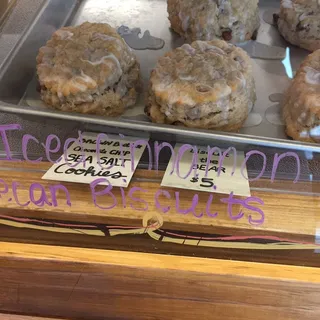 Dozen Iced Cinnamon Biscuits