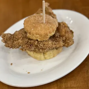 Chicken and biscuits