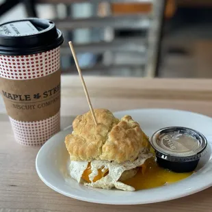 Final shot- egg running on plate