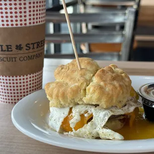 Retro Biscuit - Sausage, Egg &amp; Cheese