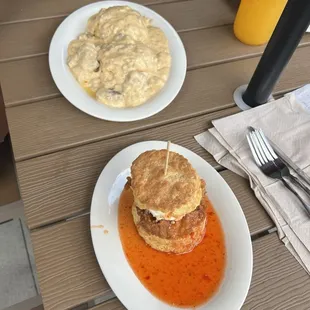 Biscuits &amp; Gravy;  The Squawking Goat