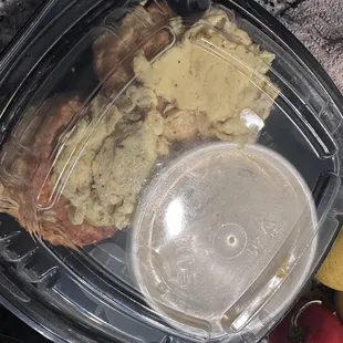 The food was looked disgusting, the eggs looked like they was the was dropped in the dirt.