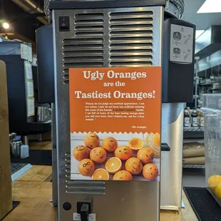 Fresh squeezed orange juice