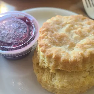 Biscuit with B2 jam