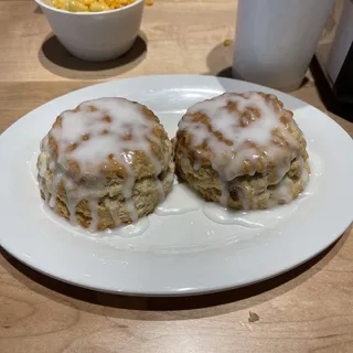 Dozen Iced Cinnamon Biscuits