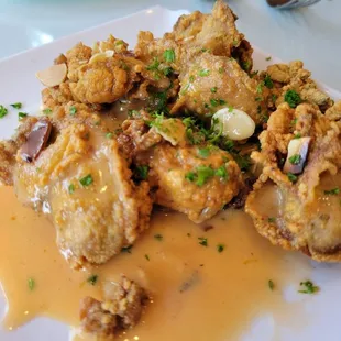 Oysters Almandine