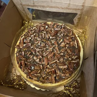 Southern Pecan Pie cheesecake is amazing