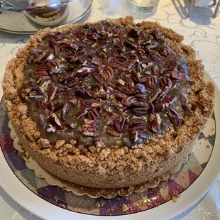 The most delectable specimen of a cheesecake.  People were fighting over the last slice.  Can't wait to order again!