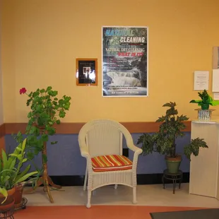 Reception area