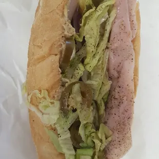 6 inch Italian.  Boars head products