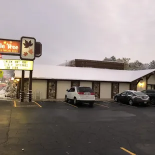 sushi and sashimi, outside