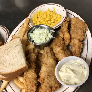 Perch dinner