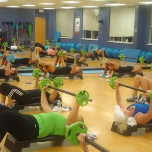Body Pump class at MWFC