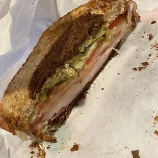 Club Sandwich with Marbled Rye Bread 11/4/2021