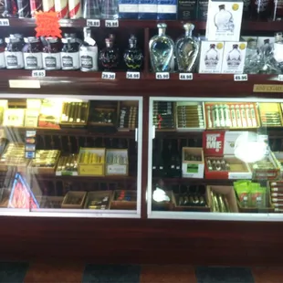 a display of cigars