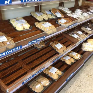 a variety of baked goods