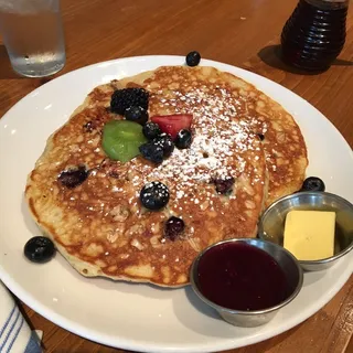 Blueberry Granola Pancakes