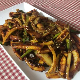 Stir Fried Squid