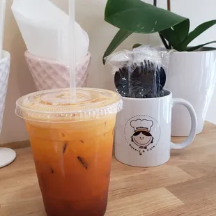 Thai iced tea