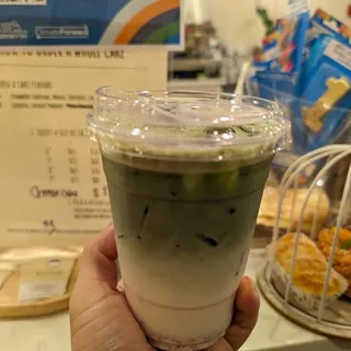 Strawberry Matcha Latte