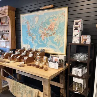 Some chocolates and a map