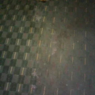 White stains on floor!