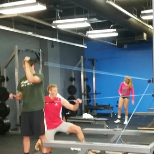 Working out on the Impulse trainer