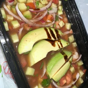 Ceviche de Camarón (cocido)