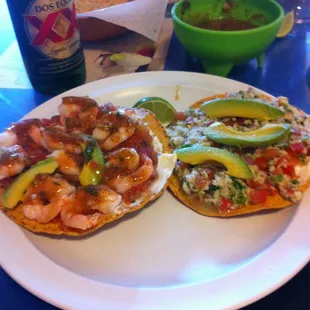 Ceviche Tostada Con Mayonesa