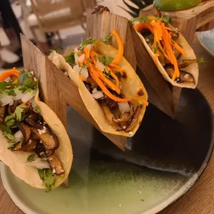 Mushroom tacos