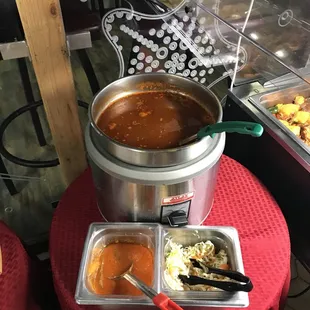 Like pozole without the hominy.