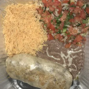 This is the Burrito Fajita de Carne