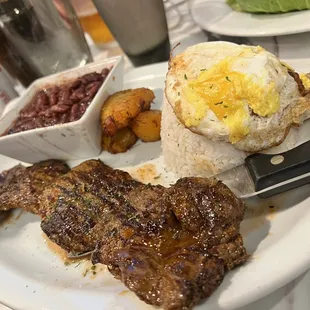 a plate of food on a table