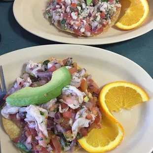 Fish Tostadas