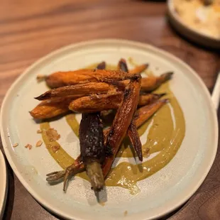 ROASTED HEIRLOOM CARROTS, COCONUT-TAHINI $10