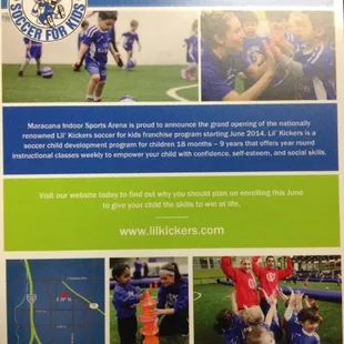 Coming to Maracana Indoor Sports Arena June 2014 !! Kids 18 months - 9 years old !!