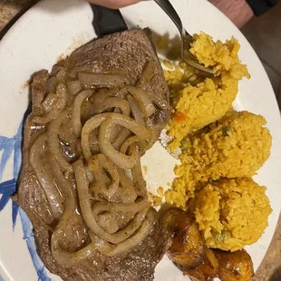 a plate of food
