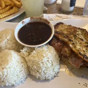 Chicken breast stuffed with ham and cheese