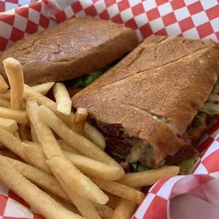 Hot Beef Pastrami Sandwich