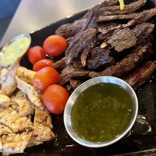 Chicken and Churrasco Appetizer Platter